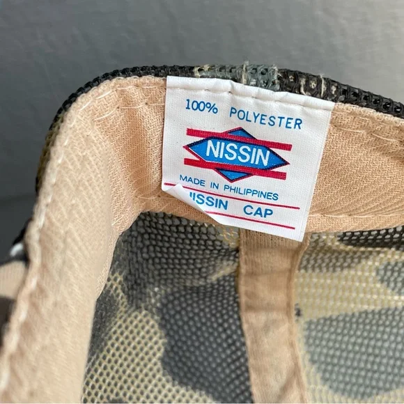 Vintage Ducks Unlimited Hunting Camo Hat Cap - Picture 5 of 15